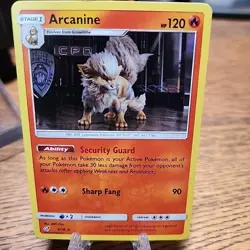 Arcanine 6/18 Detective Pikachu Holo 2019 Pokemon TCG - Image 1