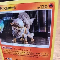 Arcanine 6/18 Detective Pikachu Holo 2019 Pokemon TCG - Image 3