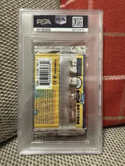 Pokemon Base Set Booster Pack Blastoise PSA 9 Graded 1999 - Image 2