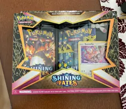 Pokemon TCG: SHINING FATES Bunnelby Mad Party Pin Collectors Box FACTORY SEALED 820650818684 - Image 1