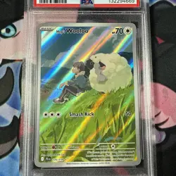 2025 POKEMON JTG EN-JOURNEY TOGETHER ILLUSTRATION RARE #170 HOP'S WOOLOO PSA 10 - Image 5