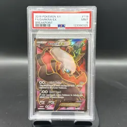 Pokemon Darkrai EX XY Breakpoint Full Art #118 PSA 9 Mint - Image 1