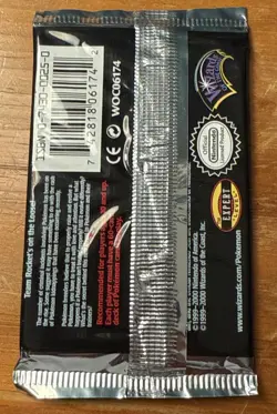 Pokemon Team Rocket Unlimited Booster Pack Factory Sealed WOTC 2000 Vintage TCG - Image 2