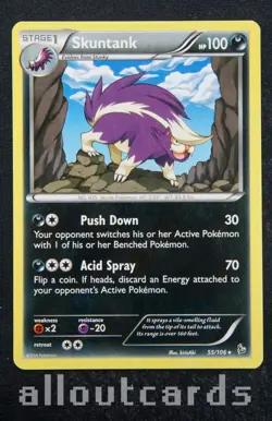 2014 Pokemon Flash Fire Skunktank 55/106 NM/M - Image 1