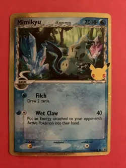 2021 Pokemon SWSH136 Celebrations Mimikyu Delta Species Promo - Image 1