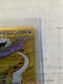 Pokemon TCG Raging Bolt EX Hyper Rare Temporal Forces 218/162 - Image 4