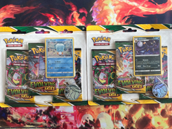 Pokemon Sword & Shield Evolving Skies 3 Pack Blisters Umbreon & Eiscue 1 Each - Image 2