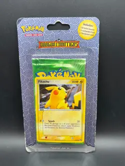 Pokemon SEALED Dragon Frontiers Blister Pack w/ Pop Series 2 & Pikachu promo!! - Image 1