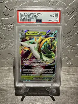 ?SERPERIOR VSTAR? #008 Ultra Rare Silver Tempest PSA 10 GEM ?? - Image 1