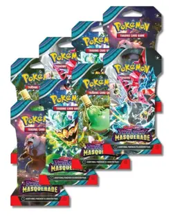 Pokemon TCG Twilight Masquerade Sleeved Booster Packs 10 Count, New Sealed - Image 1