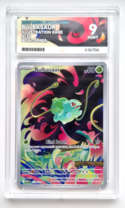 Bulbasaur 133/132 Stamped Promo Illustration Rare Mega Evolution Pokemon - ACE 9 - Image 1