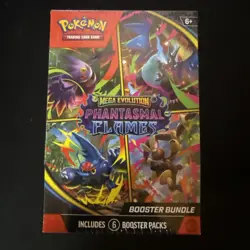 POKEMON TCG - MEGA EVOLUTIONS PHANTASMAL FLAMES - SEALED - BOOSTER BUNDLE - Image 1