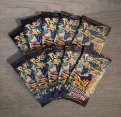 x10 Pokemon TCG Crown Zenith Booster Packs *Factory Sealed* - Image 1