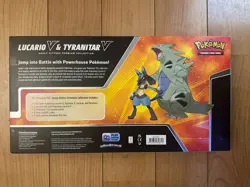 Pokemon TCG Lucario V & Tyranitar V Heavy Hitters Premium Collection - SEALED 820650856716 - Image 2