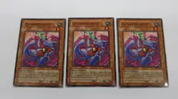 3x CATNIPPED KITTY PLAYSET UNLIMITED EDITION FET-EN013 COMMON YUGIOH NM - Image 1