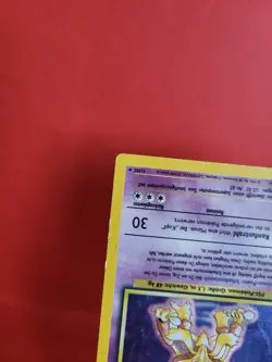 Pokemon Karte/card - Simsala Alakazam 1/102 - Base Set - Holo - VG-Excellent - Image 4