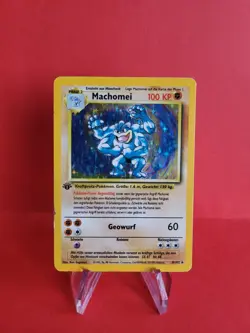 Pokemon Karte/card - Machomei Machamp 8/102 - Base Set 1. Edition Very Good-exc - Image 1
