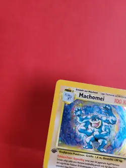 Pokemon Karte/card - Machomei Machamp 8/102 - Base Set 1. Edition Very Good-exc - Image 2
