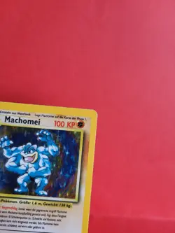 Pokemon Karte/card - Machomei Machamp 8/102 - Base Set 1. Edition Very Good-exc - Image 3