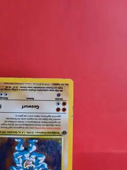Pokemon Karte/card - Machomei Machamp 8/102 - Base Set 1. Edition Very Good-exc - Image 5
