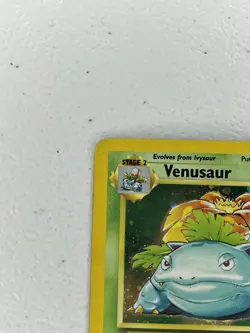 Venusaur 18/130 Base Set 2 Holo Rare WOTC Vintage Pokemon Card MP/HP - Image 3