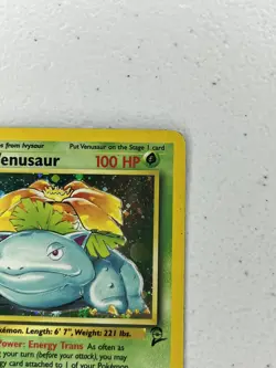 Venusaur 18/130 Base Set 2 Holo Rare WOTC Vintage Pokemon Card MP/HP - Image 4
