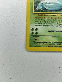 Venusaur 18/130 Base Set 2 Holo Rare WOTC Vintage Pokemon Card MP/HP - Image 5