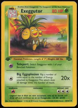 Exeggutor [1st Edition] #35 Jungle Pokemon Card - Image 1