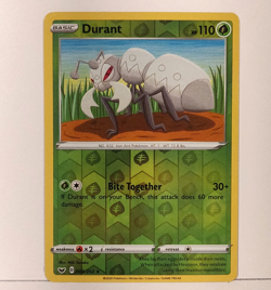 Durant Pokemon Trading Card Single - 008/202 Reverse Holo - SWSH Base Set Rare - Image 1