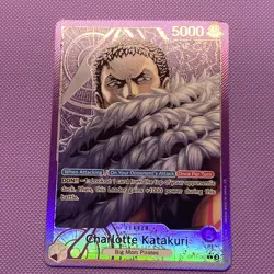 One Piece Card Game Charlotte Katakuri Alt Art OP11-062 Leader Rare - English NM - Image 1