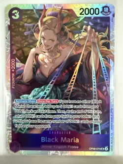 Black Maria OP08-074 TWO LEGENDS One Piece Card Game NM - Image 1