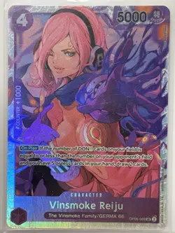 Vinsmoke Reiju OP06-069 One Piece Card Game TCG Super Rare SR Japanese NM - Image 1