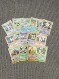 Pokemon 1999 Base Set Shadowless Card Lot 15 Cards NM-PL Condition - Image 1