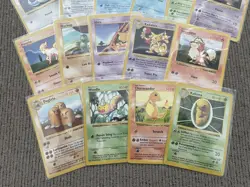 Pokemon 1999 Base Set Shadowless Card Lot 15 Cards NM-PL Condition - Image 3