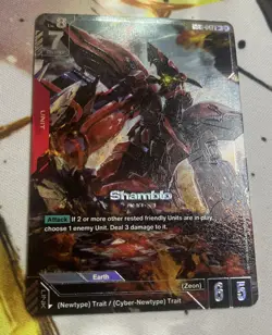 Shamblo Alternate Art Foil - GD01-047 NM - Gundam TCG Card Game - Image 1