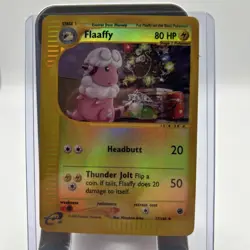 Pokemon TCG: Flaaffy 77/165 (2002) Expedition • Non-holo E-reader Series Card LP - Image 1