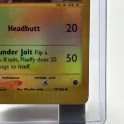 Pokemon TCG: Flaaffy 77/165 (2002) Expedition • Non-holo E-reader Series Card LP - Image 4