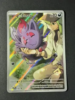 N's Zorua 189 Sv: Scarlet & Violet Promo Cards Holo - Image 1