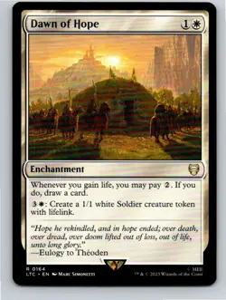 Magic the Gathering Dawn of Hope Lord of the Rings Commander MTG Free Shipping - Image 1