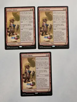 3x Artist's Talent - Bloomburrow - Near Mint - MTG - Image 1