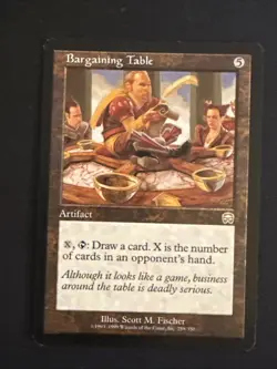 1x Bargaining Table (288) Mercadian Masques LP MTG Magic x1 MKE - Image 1