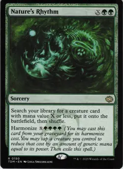 Nature's Rhythm R Tarkir: Dragonstorm 150 NM Normal MTG - Image 1