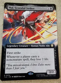 Mai, Scornful Striker - (Extended Art) Avatar: The Last Airbender Regular - Mtg - Image 1