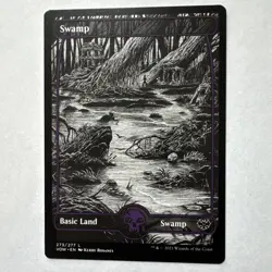 1x Swamp (273) Crimson Vow Magic the Gathering MTG LP - Image 1