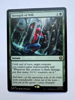 NM - Strength of Will R Marvel's Spider-Man 118 MTG Magic - Image 1