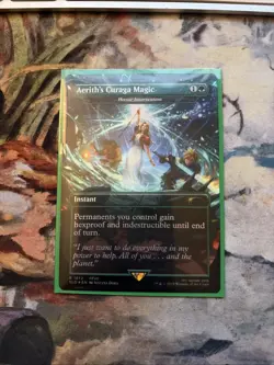 Aerith's Curaga Magic - Heroic Intervention (Rainbow Foil) Secret Lair Drop Foil - Image 1