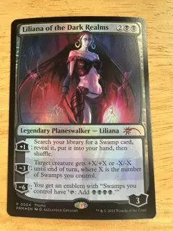 Liliana of the Dark Realms FOIL Promo Rare MTG Bloomburrow Tin Magic 2024 - Image 1