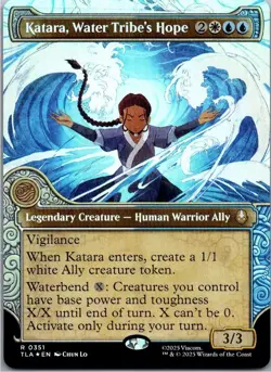 Katara, Water Tribe's Hope (Showcase) R Avatar: The Last Airbender 351 FOIL Near - Image 1
