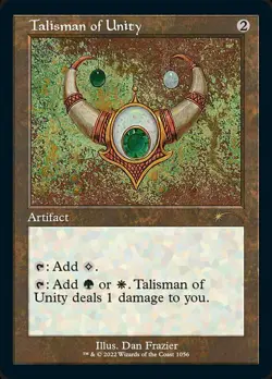[1x] Talisman of Unity - Retro Frame - Foil Etched Near Mint, English Secret Lai - Image 1
