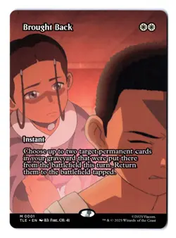 Brought Back Borderless MTG Avatar: The Last Air Bender - Image 1